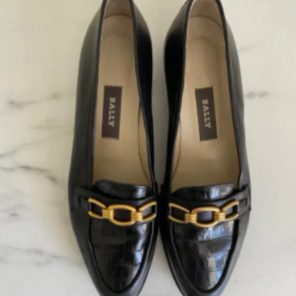 Bally Tiffany Loafers | Women's Croc Leather Loafers | 9.5 | NWOT - Picture 8 of 8